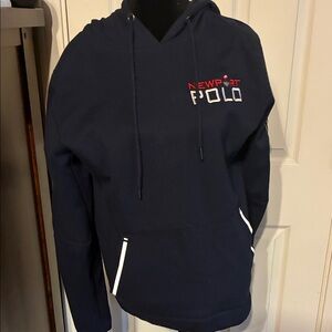 Newport Polo Dark Blue Hoodie Large
